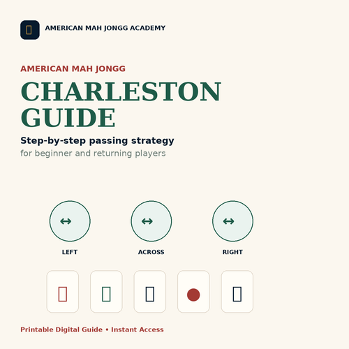 American Mah Jongg Charleston Guide digital product cover