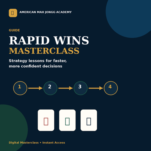 Rapid Wins American Mah Jongg Masterclass digital product cover